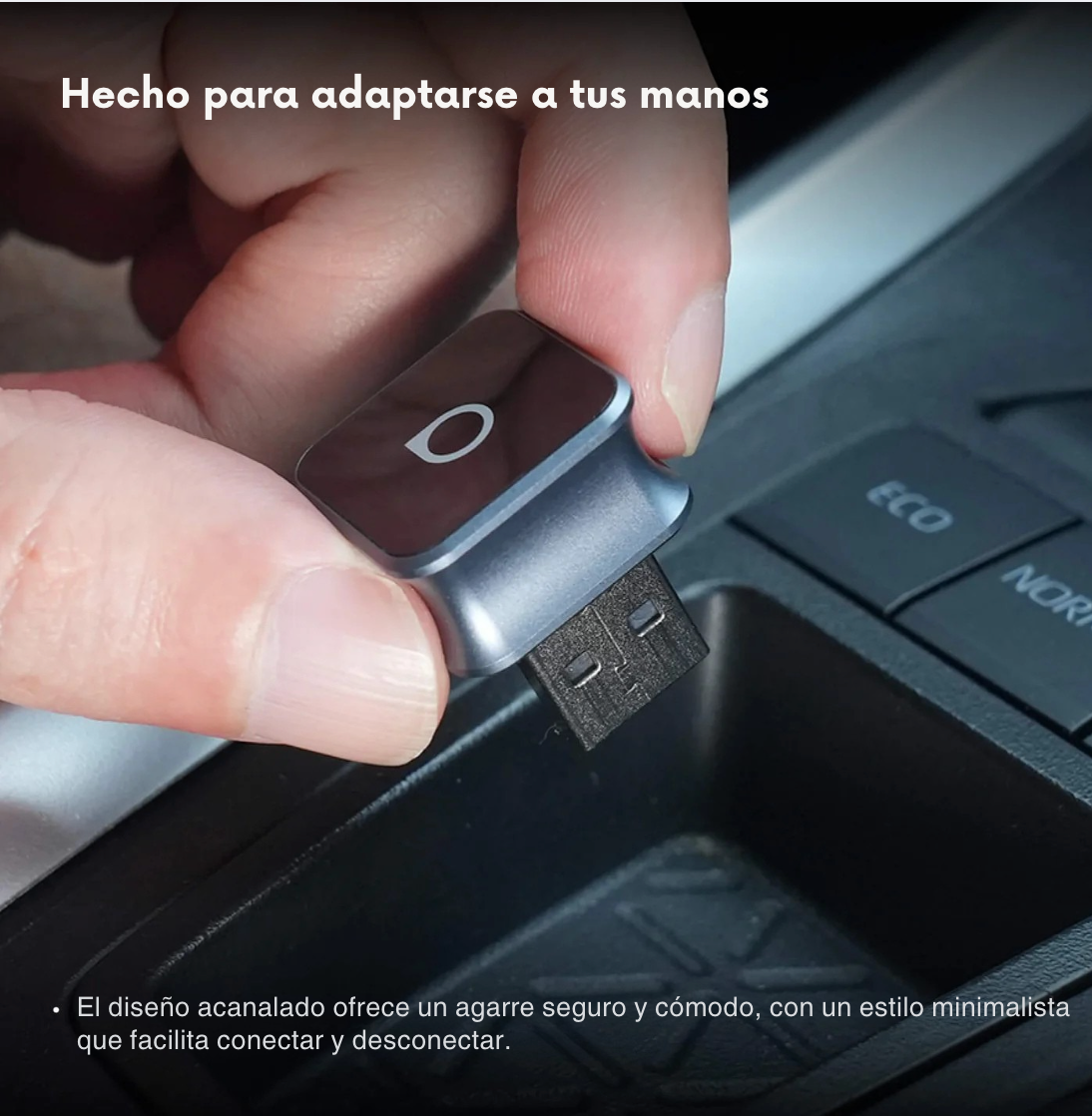 Ottocast Mini Cube 3.0 Adaptador CarPlay/Android Auto inalámbrico