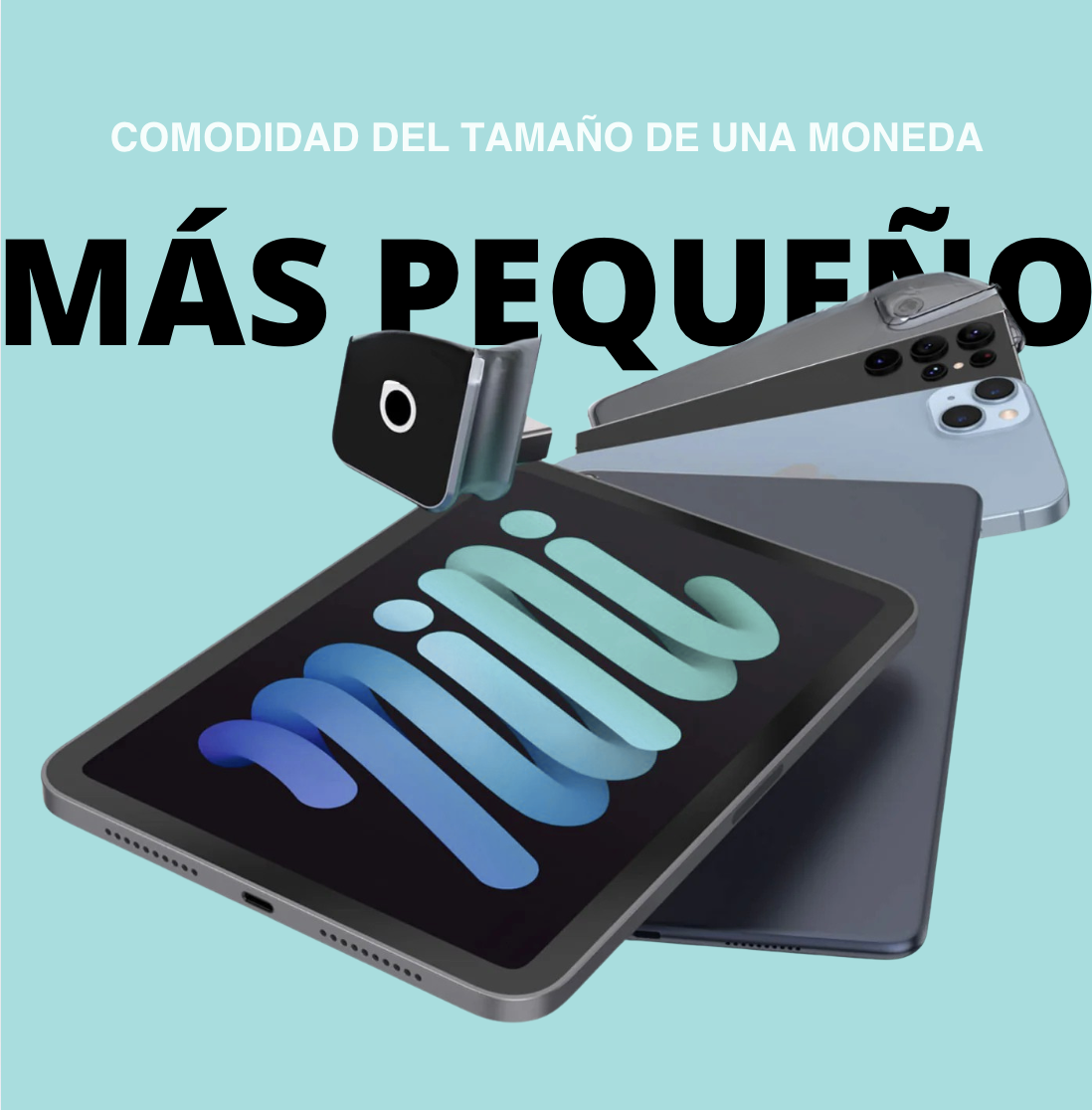 Ottocast Mini Cube 3.0 Adaptador CarPlay/Android Auto inalámbrico