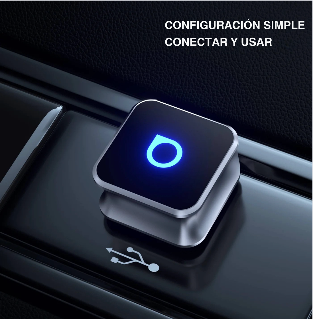 Ottocast Mini Cube 3.0 Adaptador CarPlay/Android Auto inalámbrico