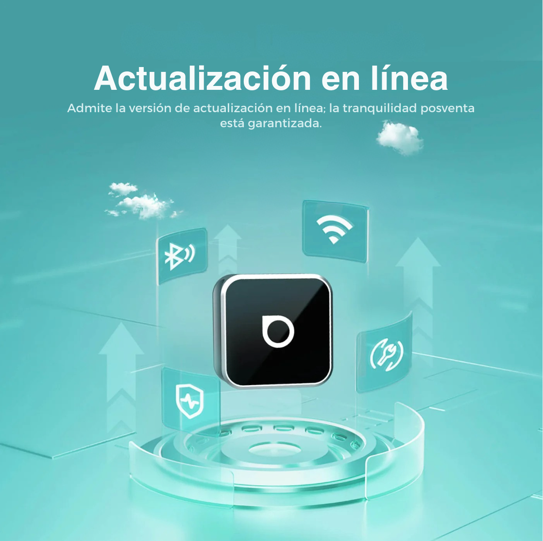 Ottocast Mini Cube 3.0 Adaptador CarPlay/Android Auto inalámbrico