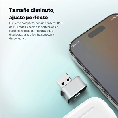 Ottocast Mini Cube 3.0 Adaptador CarPlay/Android Auto inalámbrico